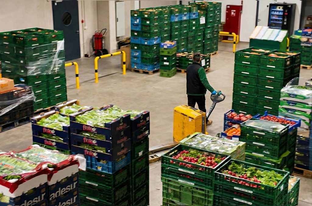 Frische Kommissionierung im Bıdı Großhandels-Lager Hilden